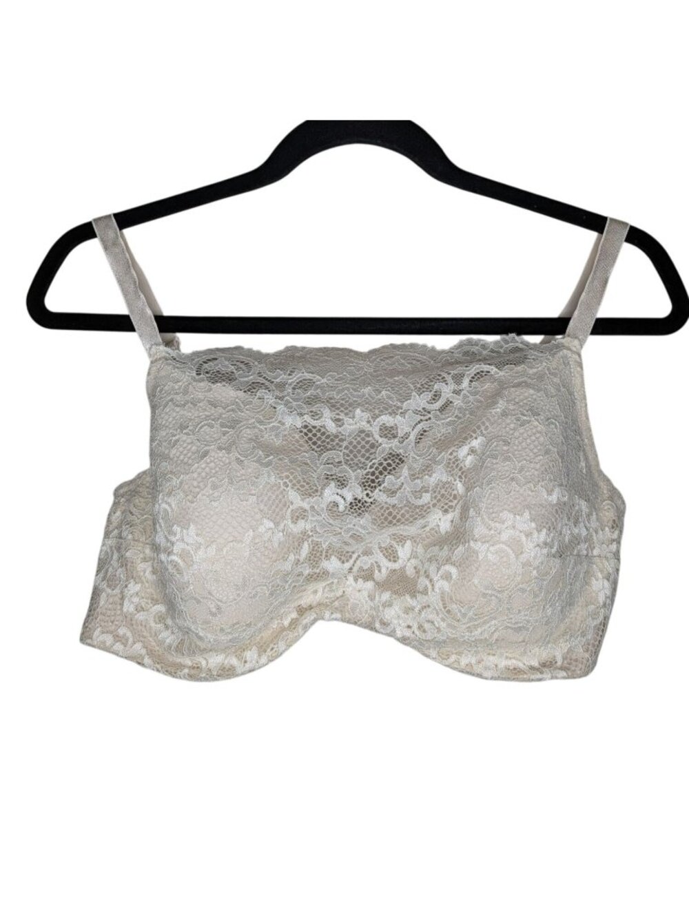 Soma Lace Cami Underwire Bra Ivory White Size 40D